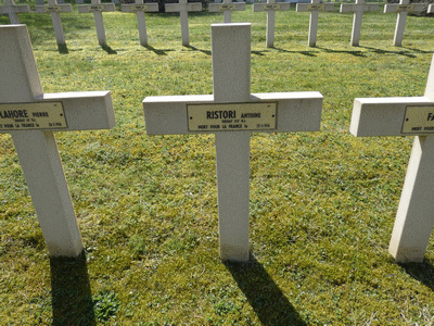 Tombe deRISTORI Antoine Dominique à <a HREF=fotom2l.php?necro=23>  <U>Ville-sur-Cousance Â (Necropole Nationale)</U> </A> 245