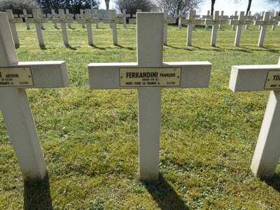 Tombe deFERRANDINI François à <a HREF=fotom2l.php?necro=23>  <U>Ville-sur-Cousance Â (Necropole Nationale)</U> </A> 289