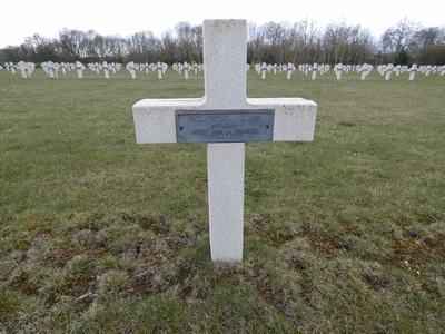 Tombe dePOLIDORI Marc Marie à <a HREF=fotom2l.php?necro=252>  <U>Bras-sur-Meuse (NÃ©cropole militaire)</U> </A> 3099