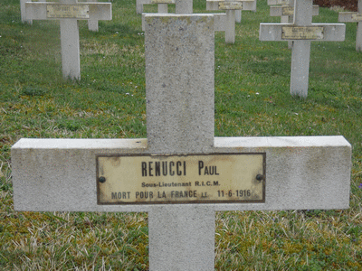 Tombe deRENUCCI Paul à <a HREF=fotom2l.php?necro=286>  <U>Vadelincourt (NÃ©cropole nationale)</U> </A> 1279