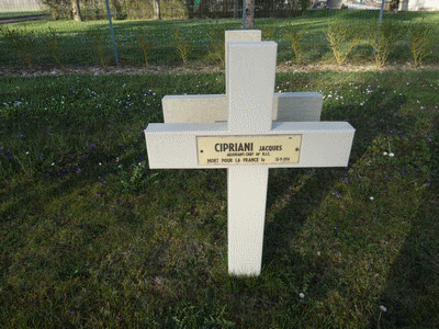 Tombe deCIPRIANI Jacques André à <a HREF=fotom2l.php?necro=287>  <U>Commercy (NÃ©cropole nationale)</U> </A> 138