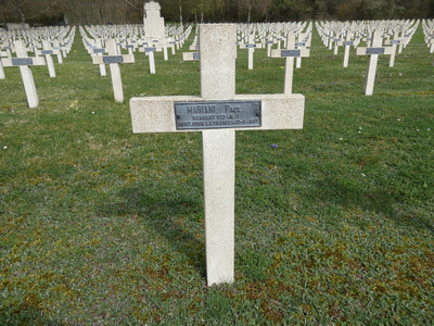 Tombe deMARIANI Paul Dominique à <a HREF=fotom2l.php?necro=289>  <U>Verdun ( NÃ©cropole nationale "Le Glorieux")</U> </A> 793