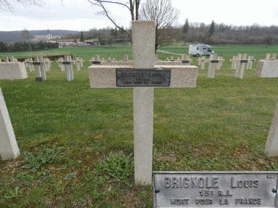 Tombe deBRIGNOLE Louis à <a HREF=fotom2l.php?necro=293>  <U>Apremont-la-Foret (NÃ©cropole nationale de Marbotte)</U> </A> 627