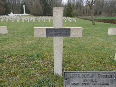 Tombe deLANFRANCHI Pierre Noël à <a HREF=fotom2l.php?necro=293>  <U>Apremont-la-Foret (NÃ©cropole nationale de Marbotte)</U> </A> 803