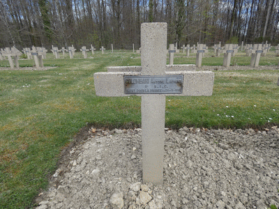 Tombe deCOLOMBANI Antoine Laurent à <a HREF=fotom2l.php?necro=294>  <U>Lachalade (NÃ©cropole nationale de la Forestiere)</U> </A> 1358