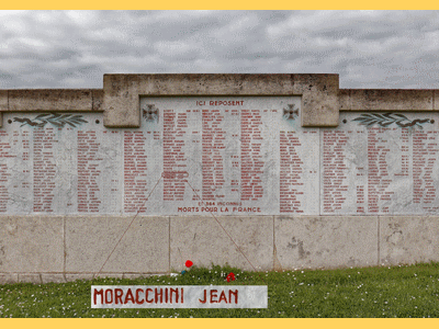 Tombe deMORACCHINI Jean Jacques à <a HREF=fotom2l.php?necro=326>  <U>Vitrimont -Â NÃ©cropole nationale Friscati
</U> </A> Ossuaire 2