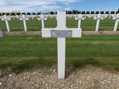 Tombe deROMANI Antoine à <a HREF=fotom2l.php?necro=6>  <U>Fleury-devant-Douaumont (NÃ©cropole nationale Douaumont)</U> </A> 11605