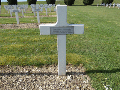 Tombe deCOLONNA Toussaint à <a HREF=fotom2l.php?necro=6>  <U>Fleury-devant-Douaumont (NÃ©cropole nationale Douaumont)</U> </A> 1586