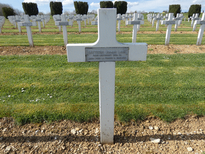 Tombe deBATTERIA Joseph Louis à <a HREF=fotom2l.php?necro=6>  <U>Fleury-devant-Douaumont (NÃ©cropole nationale Douaumont)</U> </A> 8282