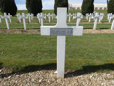 Tombe dePAOLI Antoine Charles à <a HREF=fotom2l.php?necro=6>  <U>Fleury-devant-Douaumont (NÃ©cropole nationale Douaumont)</U> </A> TC 849