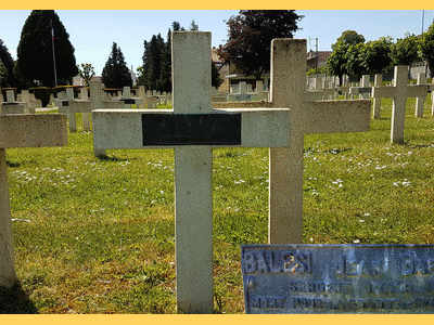 Tombe deBALESI Baptiste à <a HREF=fotom2l.php?necro=249>  <U>Chalons en Champagne(CarrÃ© militaire du cimetiÃ¨re communal de l'EST)</U> </A> 1085