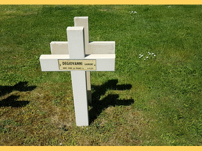 Tombe deDEGIOVANNI Laurent à <a HREF=fotom2l.php?necro=205>  <U>FÃ¨re-Champenoise (Necropole Nationale)</U> </A> 76