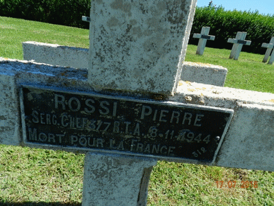 Tombe deROSSI Pierre à <a HREF=fotom2l.php?necro=403>  <U>Rougemont  (NÃ©cropole Nationale)</U> </A> 312