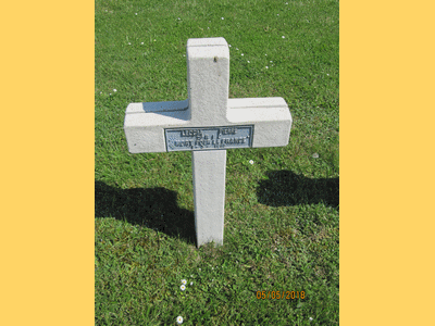 Tombe deLECCIA Pierre François à <a HREF=fotom2l.php?necro=218>  <U>Sillery (NÃ©cropole nationale)</U> </A> 209