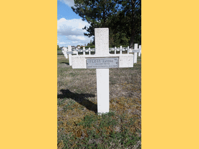 Tombe deFLORI Antoine André à <a HREF=fotom2l.php?necro=263>  <U>Mourmelon le Petit (NÃ©cropole Nationale)</U> </A> 1198