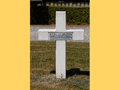 Tombe deCOLOMBANI Paul à <a HREF=fotom2l.php?necro=327>  <U>GerbÃ©viller -Â NÃ©cropole nationale</U> </A> 99