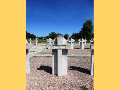 Tombe deBARBOLOSI François Antoine à <a HREF=fotom2l.php?necro=394>  <U>Nimes (CarrÃ© mixte 10D du cimetiÃ¨re Pont-de-Justice)</U> </A> Rang 13 Tombe 02