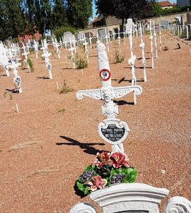 Tombe deALFONSI Pascal à <a HREF=fotom2l.php?necro=550>  <U>Chalon-sur-Saone (carrÃ© militaire du  cimetiÃ¨re communal de l'Ouest)</U> </A> 