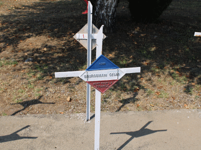 Tombe deBORGOMANO César à <a HREF=fotom2l.php?necro=415>  <U>BITOLA (CimetiÃ¨re militaire franÃ§ais)</U> </A> 4281