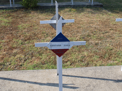 Tombe deCAMPANA Robert  à <a HREF=fotom2l.php?necro=415>  <U>BITOLA (CimetiÃ¨re militaire franÃ§ais)</U> </A> 2622