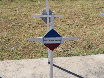 Tombe deCARCOPINO Antoine Sauveur à <a HREF=fotom2l.php?necro=415>  <U>BITOLA (CimetiÃ¨re militaire franÃ§ais)</U> </A> 4581