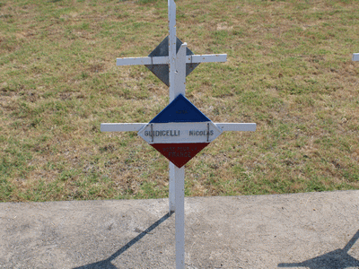 Tombe deGIUDICELLI Nicolas à <a HREF=fotom2l.php?necro=415>  <U>BITOLA (CimetiÃ¨re militaire franÃ§ais)</U> </A> 4214