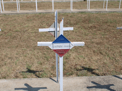 Tombe deLANTIERI Joseph à <a HREF=fotom2l.php?necro=415>  <U>BITOLA (CimetiÃ¨re militaire franÃ§ais)</U> </A> 1320