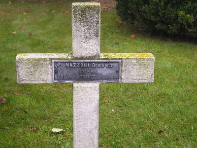 Tombe deMAZZONI Dominique à <a HREF=fotom2l.php?necro=264>  <U>Pargny-sur-Saulx (NÃ©cropole Nationale)</U> </A> 306