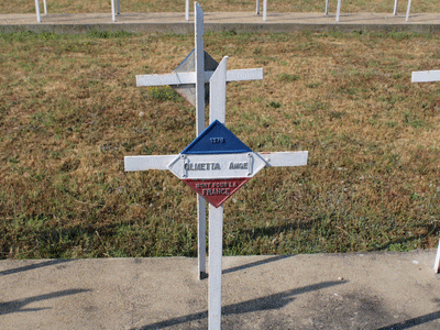 Tombe deOLMETA Ange Marie à <a HREF=fotom2l.php?necro=415>  <U>BITOLA (CimetiÃ¨re militaire franÃ§ais)</U> </A> 1576