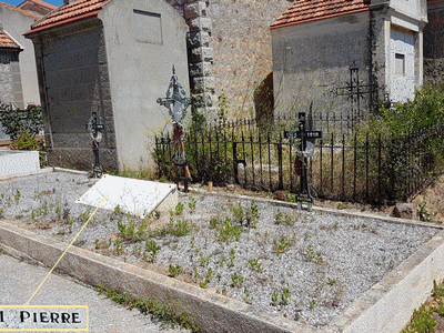 Tombe deORSINI Pierre Paul à <a HREF=fotom2l.php?necro=478>  <U>Ajaccio (CarrÃ© militaire du cimetiÃ¨re marin ancien)</U> </A> 