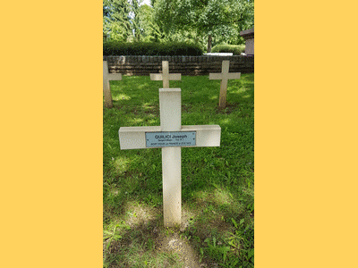 Tombe deQUILICI Joseph à <a HREF=fotom2l.php?necro=86>  <U>VIRTON (CimetiÃ¨re Militaire Franco-Allemand)</U> </A> 169