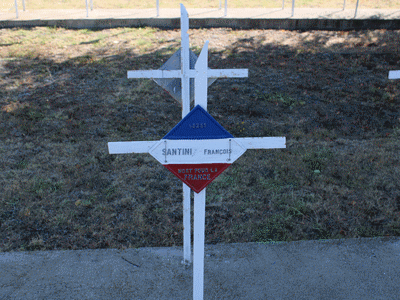 Tombe deSANTINI François à <a HREF=fotom2l.php?necro=415>  <U>BITOLA (CimetiÃ¨re militaire franÃ§ais)</U> </A> 5251