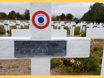 Tombe deTALIANI Joseph à <a HREF=fotom2l.php?necro=350>  <U>DijonÂ (CarrÃ© militaire du cimetiÃ¨re des PÃ©joces)</U> </A> Carr&eacute; SO Tombe 201