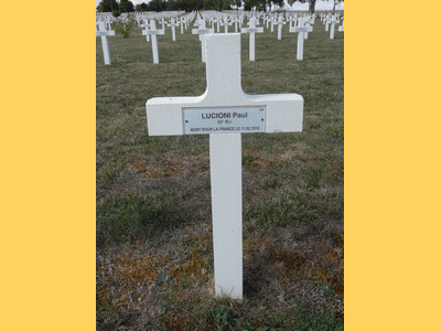 Tombe deLUCCIONI Jean Paul à <a HREF=fotom2l.php?necro=212>  <U>Souain-Perthes-lÃ¨s-Hurlus (NÃ©cropole nationale La CrouÃ©e)</U> </A> 3405