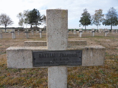 Tombe deBATTINI François à <a HREF=fotom2l.php?necro=260>  <U>Jonchery sur Suippes (NÃ©cropole militaire)</U> </A> 3426