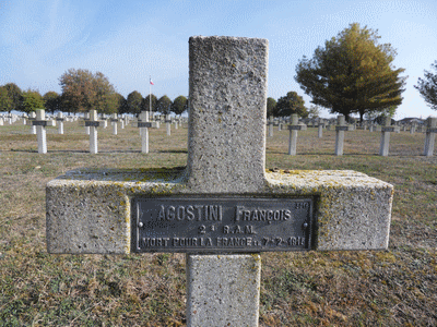 Tombe deAGOSTINI François à <a HREF=fotom2l.php?necro=28>  <U>Suippes-Ville (NÃ©cropole)</U> </A> 3016