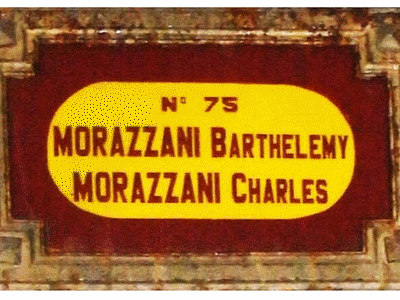 Tombe deMORAZZANI Charles à <a HREF=fotom2l.php?necro=386>  <U>Marseille (Crypte du cimetiÃ¨re Saint-Pierre)</U> </A> 75