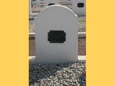 Tombe deMARCELLI Philippe Venturin à <a HREF=fotom2l.php?necro=467>  <U>Toulon(CarrÃ© militaire de Lagoubran)</U> </A> Rang S  Tombe 20