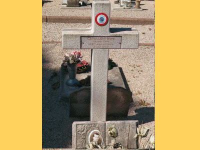 Tombe deCAVALLONI Marc Andr&eacute; à <a HREF=fotom2l.php?necro=450>  <U>Marseille (CarrÃ© militaire du cimetiÃ¨re Saint-Pierre)</U> </A> 