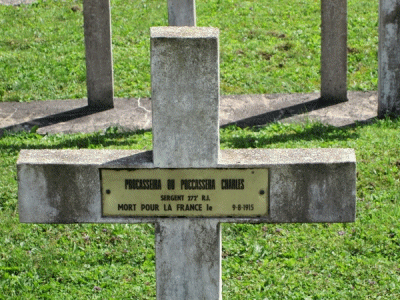 Tombe deROCCA SERRA (de) François  à <a HREF=fotom2l.php?necro=381>  <U>Chaumont (CarrÃ© Militaire du CimetiÃ¨re "Saint-Aignan")</U> </A> 