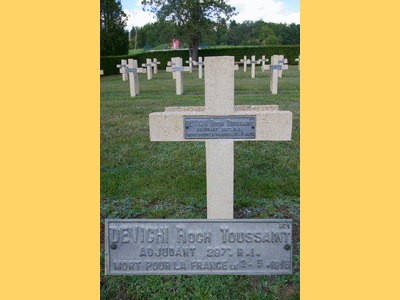 Tombe deDEVICHI Toussaint à <a HREF=fotom2l.php?necro=494>  <U>Saulcy-sur-Meurthe (NÃ©cropole nationale)</U> </A> 901