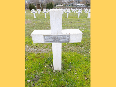 Tombe dePALMIERI César à <a HREF=fotom2l.php?necro=250>  <U>Chatillon-sur-Marne (NÃ©cropole Nationale du PrieurÃ© de Binson)</U> </A> 1004