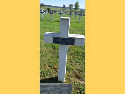 Tombe dePERALDI Jean Dominique à <a HREF=fotom2l.php?necro=218>  <U>Sillery (NÃ©cropole nationale)</U> </A> 3931