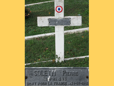 Tombe deSOLETTI Pierre François à <a HREF=fotom2l.php?necro=406>  <U>Baume-les-Dames(CarrÃ© militaire du cimetiÃ¨re communal)</U> </A> 36