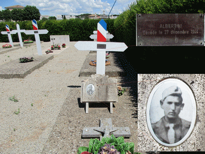 Tombe deALBERTINI Pierre Paul à <a HREF=fotom2l.php?necro=607>  <U>Salon-de-Provence (carrÃ© mixte du cimetiÃ¨re communal Saint-Roch)</U> </A> 