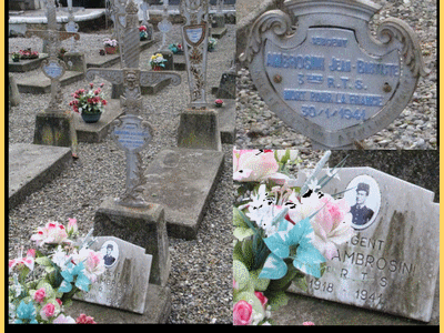 Tombe deAMBROSINI Jean Baptiste à <a HREF=fotom2l.php?necro=402>  <U>Nice (CarrÃ©s militaires du CimetiÃ¨re communal de Caucade)</U> </A> 