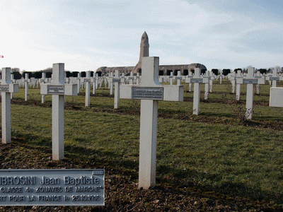 Tombe deAMBROSINI Jean Baptiste à <a HREF=fotom2l.php?necro=6>  <U>Fleury-devant-Douaumont (NÃ©cropole nationale Douaumont)</U> </A> 12224