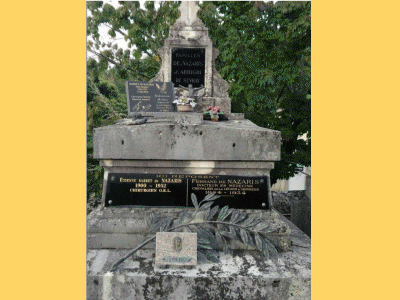 Tombe deARRIGHI Joseph  à  Â  EnterrÃ© sur le continent.  CC AGEN (Cimeti&egrave;re de GAILLARD. Caveau des BARRET de NAZARIS)