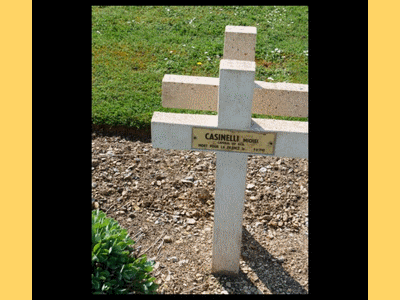 Tombe deCASINELLI Michel à <a HREF=fotom2l.php?necro=75>  <U>Soupir NÂ° 2 (NÃ©cropole nationale)</U> </A> 2289