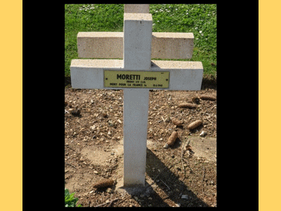 Tombe deMORETTI Joseph à <a HREF=fotom2l.php?necro=75>  <U>Soupir NÂ° 2 (NÃ©cropole nationale)</U> </A> 2342